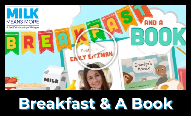 Milk Means More YouTube Breakfast and a Book Video.