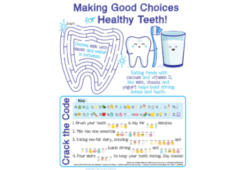 Childrens Dental Activity Page