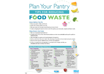 Reduce Food Waste Handout